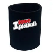 Love Football Stencil - Funny Novelty Stubby Holder
