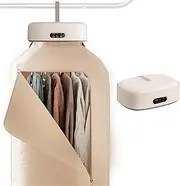 Foldable Clothes Dryer, 600W Portable Heated Clothes Airer with Drying Rack, Large Capacity Portable Laundry Drying Wardrobe for Home, Apartments, Dormitory, Travel