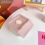 JIADASS 書桌教室可愛日式塑膠迷你卡通收納盒仙女收納盒