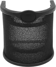 ANCLLO Microphone Pop Filter Metal Mesh And Foam Layer Mic Cover Handheld Microphone Windscreen Wind Screen Mount For Vocal Recording Black