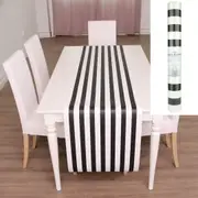 Black and White Paper Table Runner