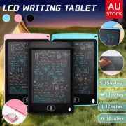 8.5"~12" LCD Writing Tablet Drawing Board Colorful Doodle Handwriting Pad AU