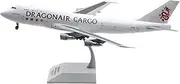 Pre-Built Model Aircraft 35CM Scale Civilian Aircraft Model 1/200 for Dragonair Boeing B747-300(SF) B-KAB Highly Detailed Airliner Airplane Miniature Airplane Model