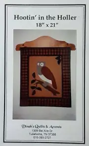 Dinah's Quilts & Accents Wall Hanging Quilt Kit 18” x 21” Hootin' in the Holler