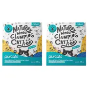 2x Cature Smart Pellets 6L/2.4kg Natural Wood Clumping Cat Litter Flushable