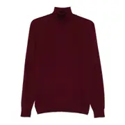 [Fedeli] Fedeli Roll-neck Long-sleeve Top 58 IT RED