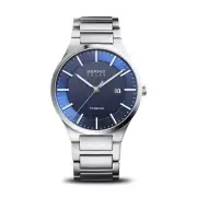 Bering Time - Solar - Mens Brushed Silver-tone Watch - 15239-777