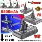 9500mAh Battery Replace for Dyson V6 V7 V8 V10 SV10 SV11 SV12 Animal & Filters