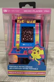 MY ARCADE - MS. PAC-MAN Micro Player PRO Portable Retro Arcade *BRAND NEW*