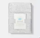 Fitted Jersey Crib/Toddler Bed Sheet Knit Heather Gray - Cloud Island - Gray