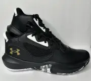 Under Armour UA Lockdown 6 Basketball Shoes - Black - Men’s 10 Women’s 11.5 NIB