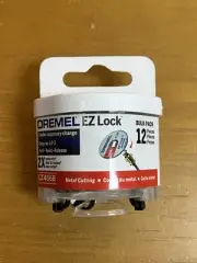 New & sealed! Genuine Dremel Tool EZ Lock EZ456B Bulk Pack Cut-Off Wheels