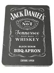 $45 NEW NIP JACK DANIELS OLD NO. 7 TENNESSEE WHISKEY BLACK DENIM BBQ FULL APRON