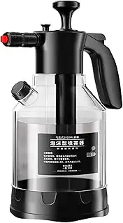 Hand Pressurized Spray Bottle, 2L Multifunctional Foaming Pump Sprayer Hand Pressurized Pressure Spray Bottle Car Soap Foam Sprayer for Home and Car