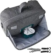 Baby Stroller Organizer Bag - Pram Buggys Organiser Bag Baby Stroller Storage Bag | Diaper Storage, Secure Straps, Detachable Bag, Pockets for Phone, Keys, Toys, Compact Design Fit Cart-au