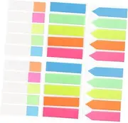 LAPYAPPE 6 Pack Memo Bookmarks Highlight Strips Portable Page Markers for Reading Learning Accessory
