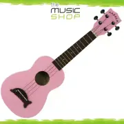 Kala Makala Pink Gloss Soprano Dolphin Ukulele with Bag - MK-SD/PK