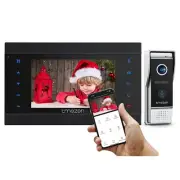 2MP HD WiFi Video Doorbell Intercom Door Phone Smart Security Camera 7'' Monitor