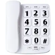 Big Button Phone for Elderly JeKaVis J-P02 Amplified Phones for Hearing Impaired