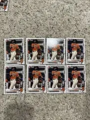 2021 Bowman Marco Luciano 8 Card Prospect Lot With 1st Edition Qty