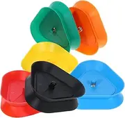 6Pcs Triangle Clip Holders for Cards Reusable Poker Racks and Playing Card Supports Hands Tabletop Display for Poker Lovers and Card Games for Family Entertainment