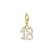 Thomas Sabo Charm Club - Number 18 Gold Pendant