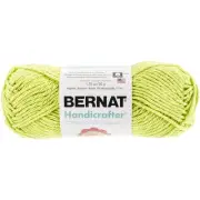 6 Pack Bernat Handicrafter Cotton Yarn Solids-Hot Green 162101-1712