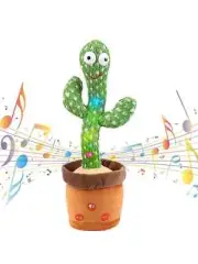 Talking Toy Dancing Cactus Speak Sound Record Repeat Singing Kids Gift Mimicking