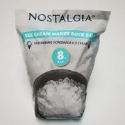 Nostalgia Ice Cream Maker Rock Salt - 8 lb Bag - RSBG8LB - Best By 02/08/2025