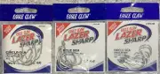 3 Packs Eagle Claw Circle Sea Hooks 4/0 Silver