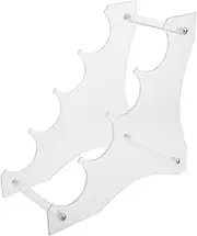 LABRIMP Flash Display Stand Rack for Flashlight Base for Flashlight Display Stable Base Flashlight Desktop Flashlight Holder Flashlight Stands for Display Showing Stand Transparent Acrylic