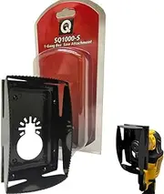 Qbit SQ1000-S Stainless Steel Cut Outs, Magnepull QBit Outlet Square Slot Cutter Box for Oscillating Power Multi-Tools to Cut-in Single Gang Wall Boxes, Wood Cutter Drywall Tools for Home Improvement