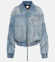[Blumarine] Blumarine Denim bomber jacket AU 14 blue