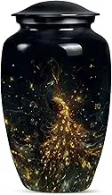Peacock Cremation Boxes For Human Ashes - Large Urns For Human Ashes Adult Male - Urns For Ashes Adult Female Mother - Cremation Urn Human Ashes - Bird Urn - Decorative Urns For Ashes (10inch)