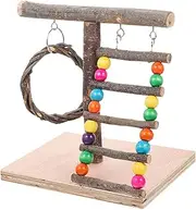 ERINGOGO Parrot Perch Platform Bird Training Stand for Parrots Interactive Supply for Desktop Use for Exercise and Playtime Activities