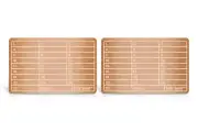 2 Pack Safe Seed Copper Metal Wallet Stamp Plate Seed Phrase Cold Storage Backup