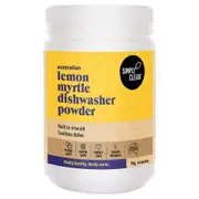 Organic Simply Clean Dishwash Powder Lemon Myrtle 1kg – Fresh, healthy organic delivery | Doorstep Organics