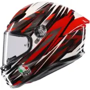 AGV K6 S Reval Helmets Red White Gray S-2X DOT SNELL