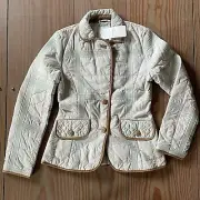 NWT Escada Sport Check Car Coat Quilted Embroidered Plaid Jacket Blazer 34 US4/S