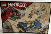 LEGO NINJAGO Jay and Nya’s Race Car EVO Playset, Aged 7+ (536 Pieces) 71776 NIB