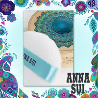 在飛比找蝦皮購物優惠-Anna Sui 藍夢金雀珍珠美白蜜粉盒+粉撲+珍珠美白蜜粉