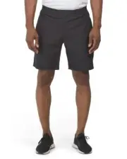 Kenneth Cole NWT Men's Olive Green TECH Shorts w/Compression Liner, Size XLarge