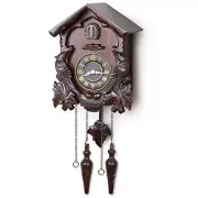 Kendal Large Wall Clock Handcrafted Wood Cuckoo Clock with Dog House Decoration