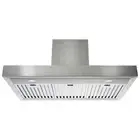 Euromaid 90cm Stainless Steel Canopy Rangehood with In-Line Fan Motor INLC90