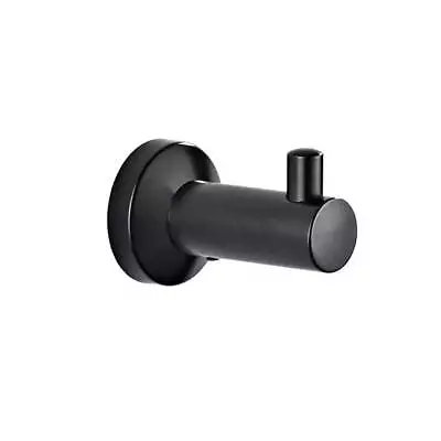New Castano Capri Towel Rack Wall Hook Robe Bathroom Holder Black CARHB