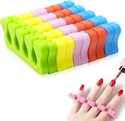 10pcs Toe Separators for Pedicure, Soft Sponge Toe Separator for Nail Polish, Toe Dividers Separators Finger Dividers for Women Nail Art Pedicure Manicure Polishing Beauty Accessories