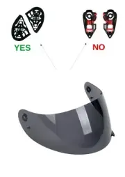 Helmet Visor Smoke ' AGV k3 k4 BEFORE 2022 (Not Suitable On k3sv)