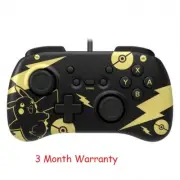 Hori Nintendo Switch HORIPAD Mini Controller (Black & Gold Pikachu Edition)
