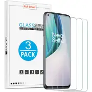 3-PACK For OnePlus Nord N10 5G/N100/N200 5G Full Tempered Glass Screen Protector