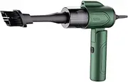Cordless Air Duster - 3 Inch Handheld Air Blower, High Speed Motor | Electronic Air Duster for Computer, Laptop, Keyboard, Car Cleaning, Portable Wireless Blower, Electric Duster with Attachment